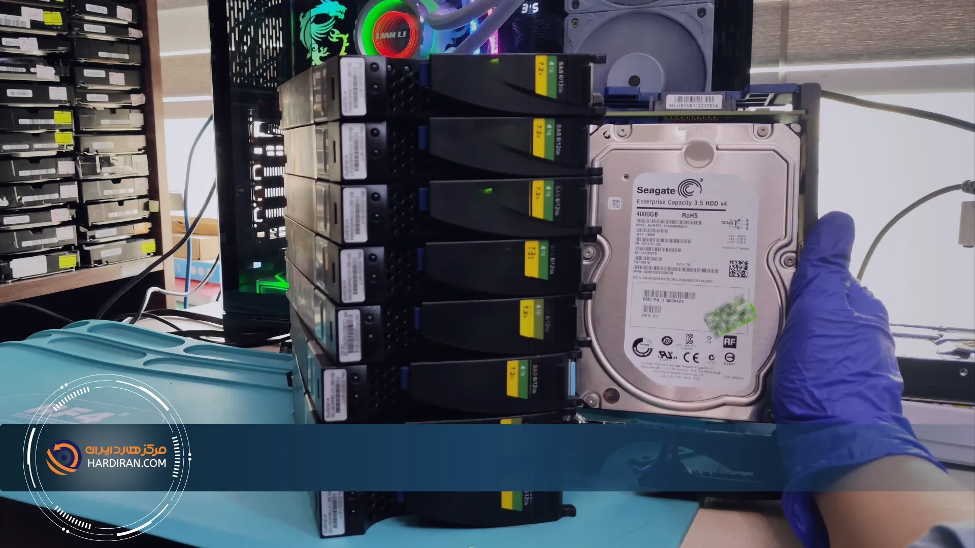 ریکاوری اطلاعات مالی و اطلاعات سازمانی از استوریج اسیب دیده