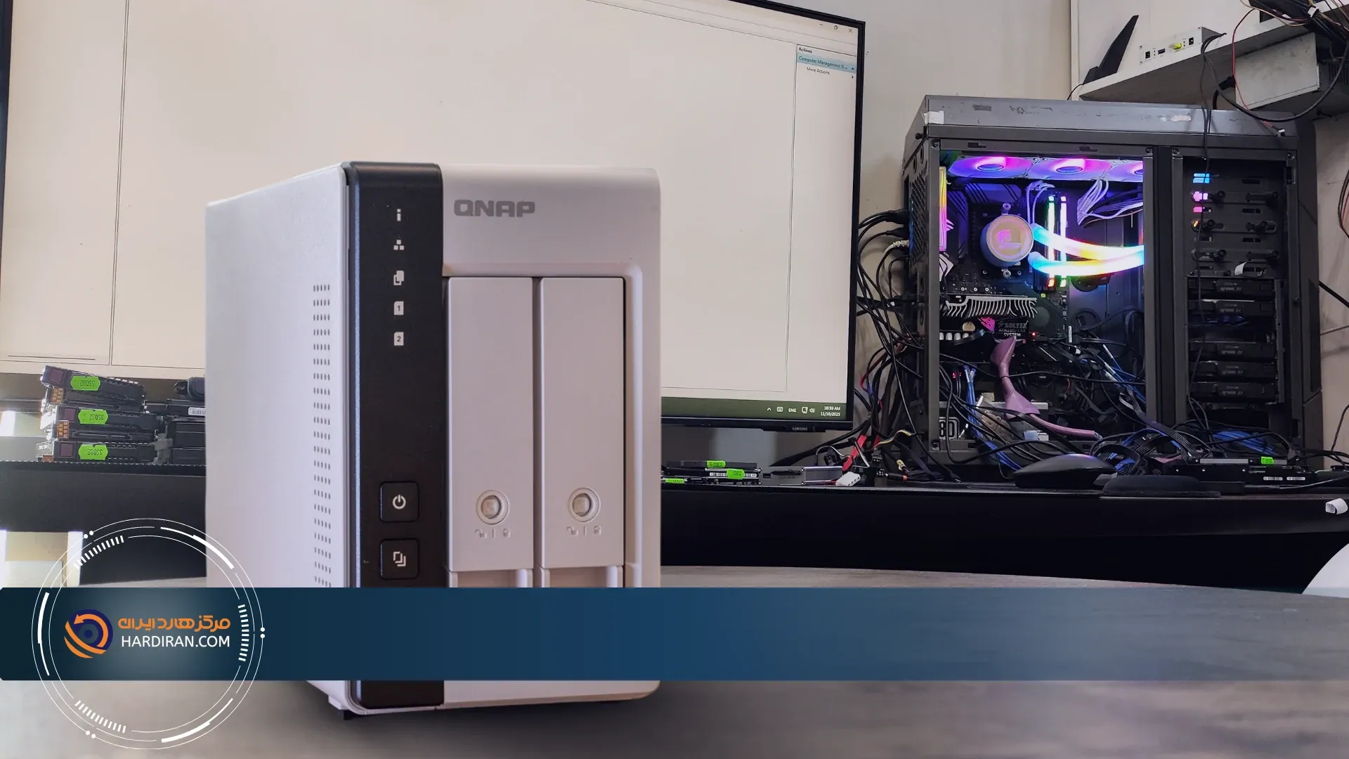 بازیابی اطلاعات استوریج کیونپ با مشکل عدم شناسایی فوری