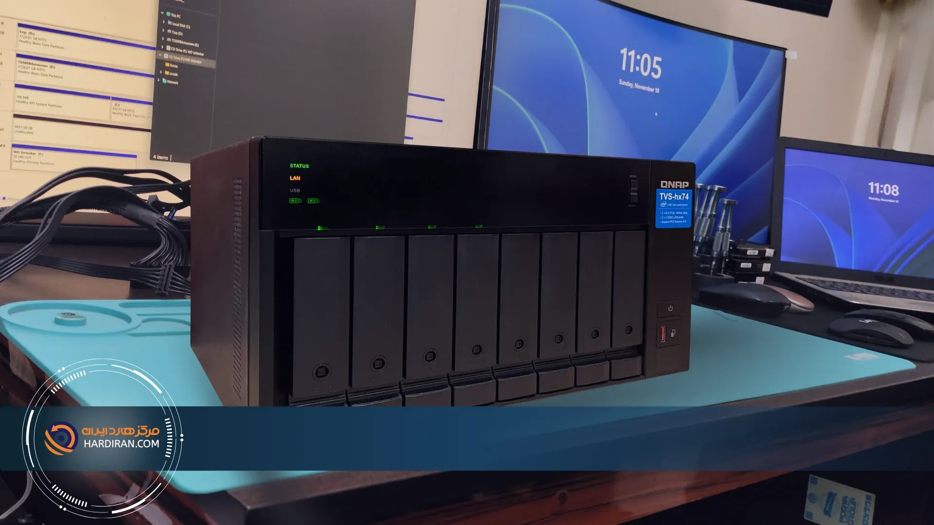 بازیابی اطلاعات حذف شده از استوریج های کیونپ