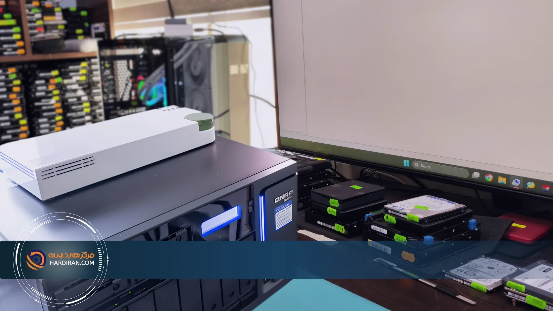 بازیابی اطلاعات از مدل های مختلف استوریج qnap