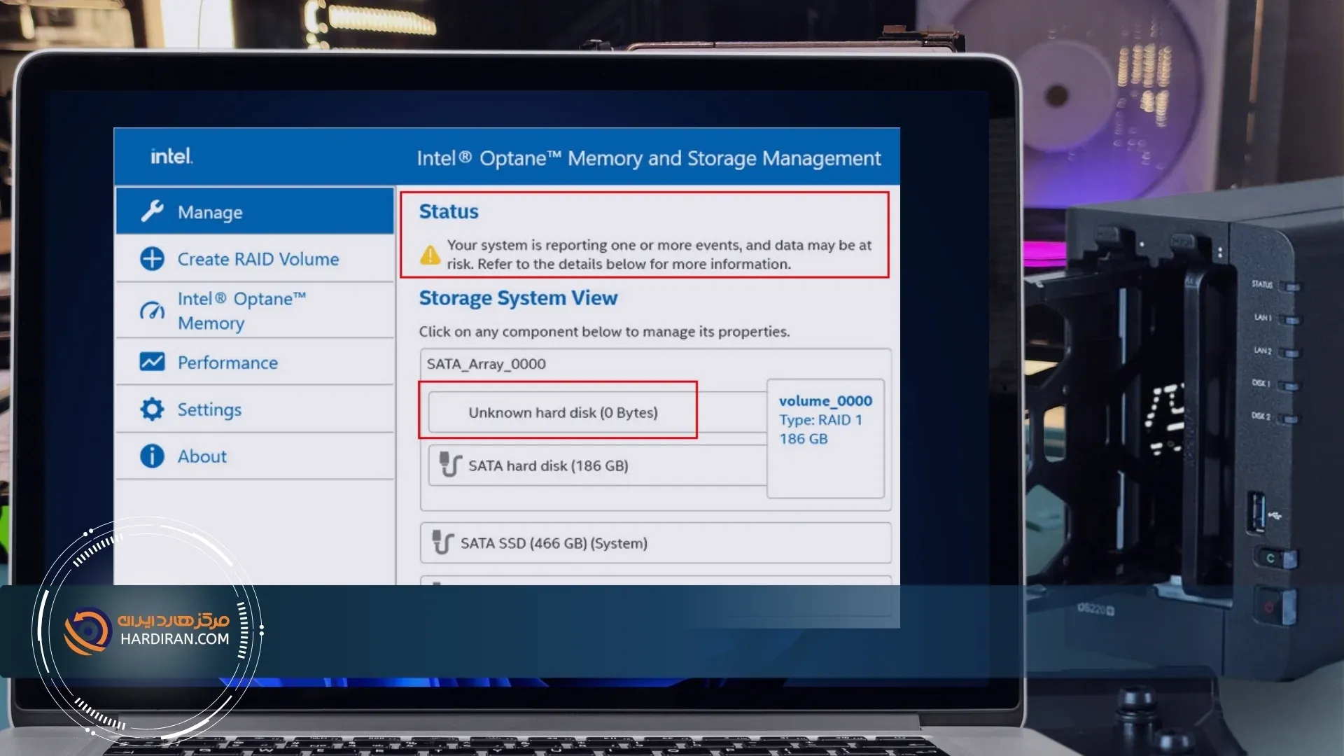 رفع خطای Unknown Datastore در سرور و بازیابی اطلاعات