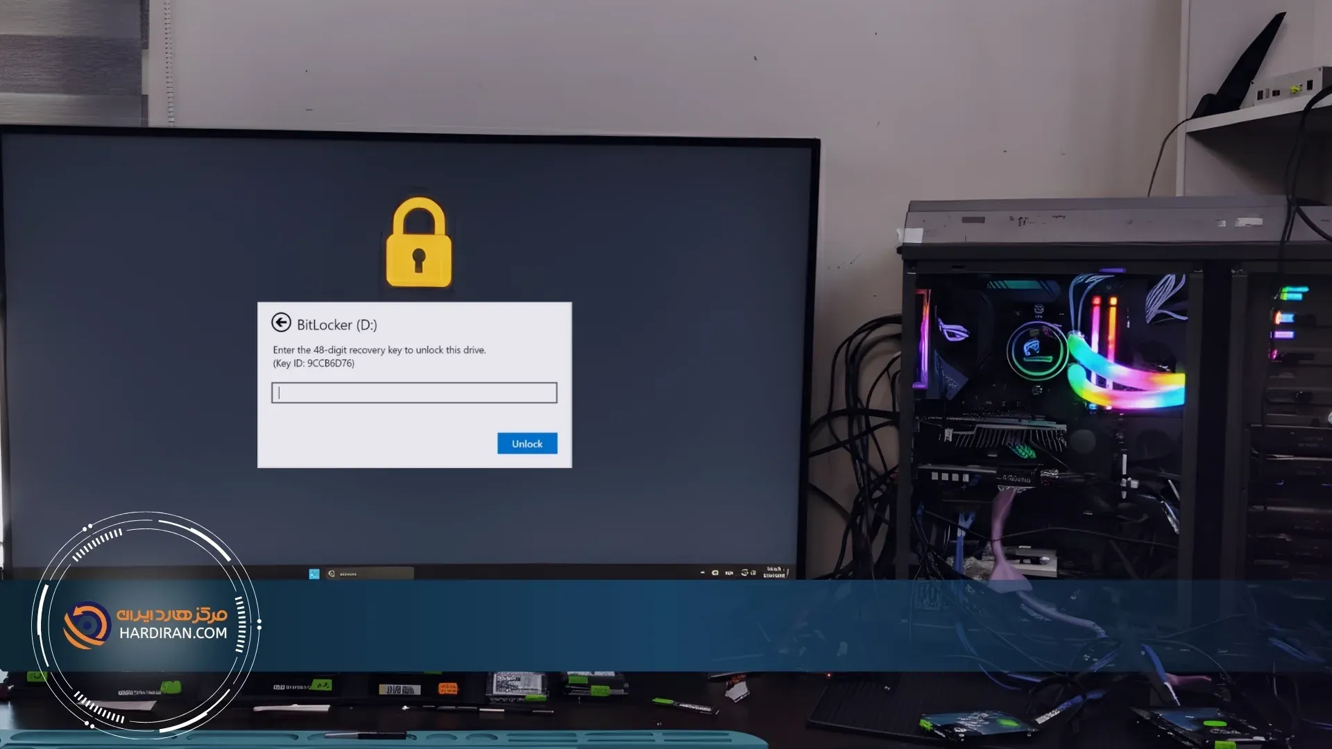 شکتن بیت لاکر و بازیابی اطلاعات از سرور های هک شده