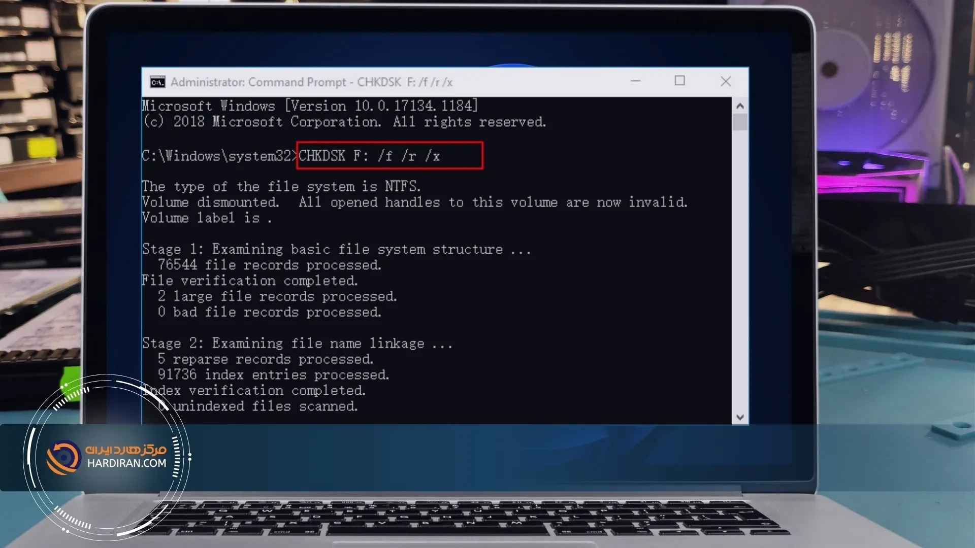 بازیابی اطلاعات فلش با ارور فرمت تضمینی بدون نرم افزار